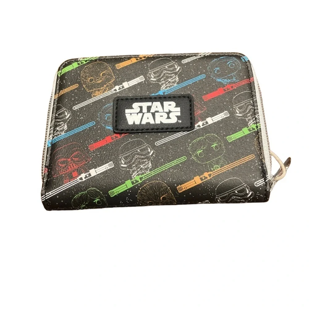 Funko Pop Disney Star Wars light saber zippy wallet NWT WLT